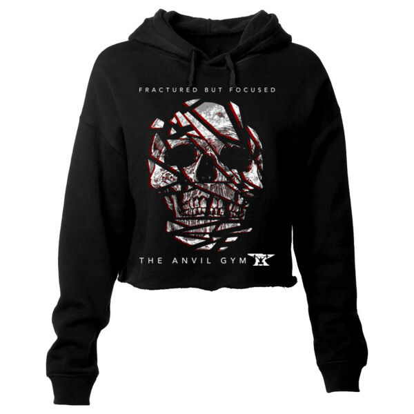 FRACTURED BUT FOCUSED - WOMENS CROP HOODIE Thumbnail